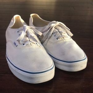 Vans white/cream authentic